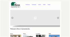 Desktop Screenshot of morseconstruction.com